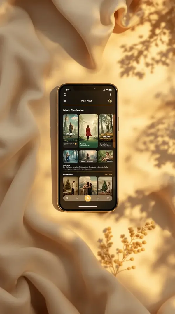 午马电影 APP 界面展示